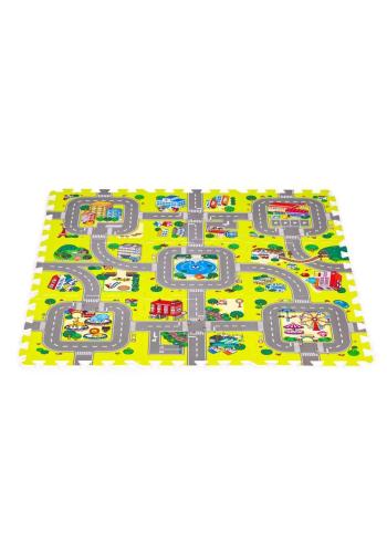 Penová podložka s motívom mesta pre deti