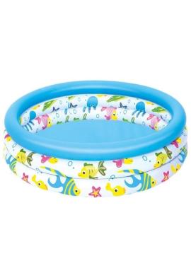 Nafukovací detský bazén s motívom rýb