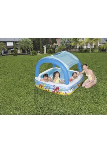 Nafukovací detský bazén so zastrešením