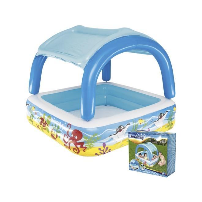 Nafukovací detský bazén so zastrešením
