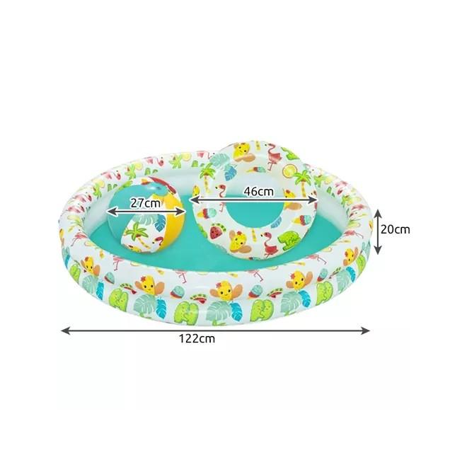 Nafukovací bazén pre deti 3 v 1