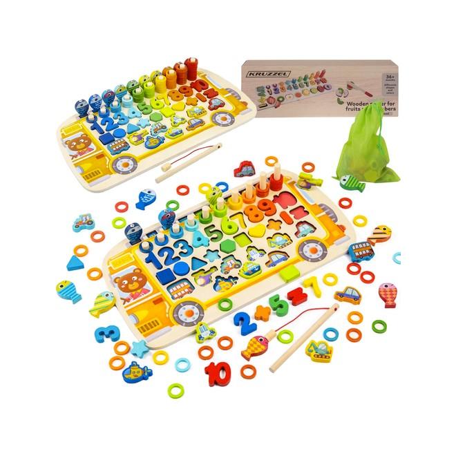 Drevená edukačná triedička pre deti