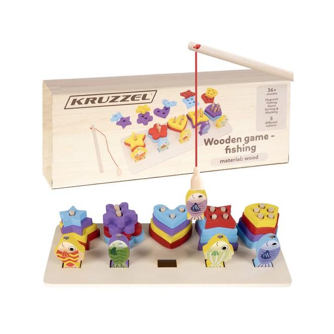 Drevená vkládačka pre deti