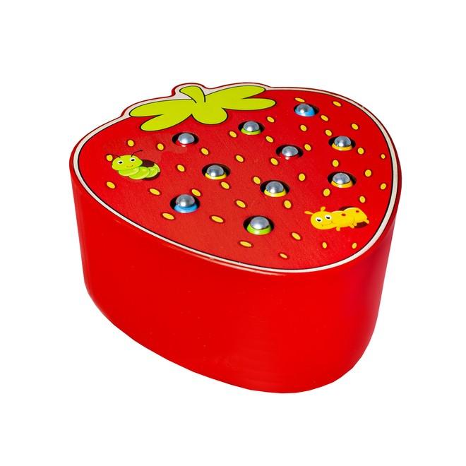 Drevená hra jahoda pre deti