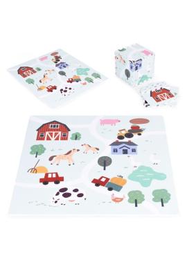 Edukačná penová podložka s motívom farmy