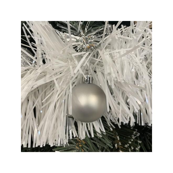 Biela vianočná girlanda - 6 m