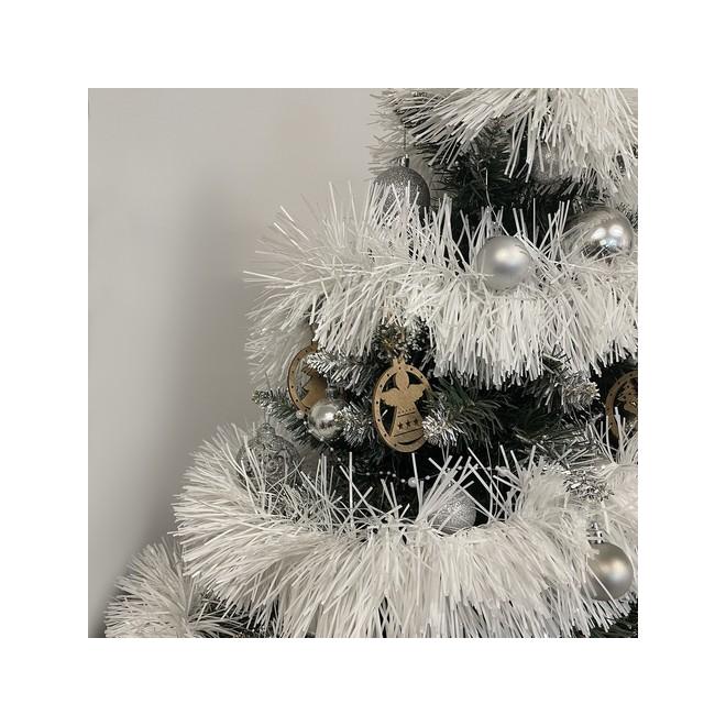 Biela vianočná girlanda - 6 m