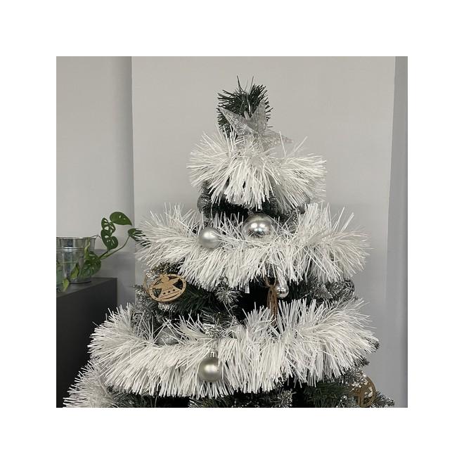 Biela vianočná girlanda - 6 m