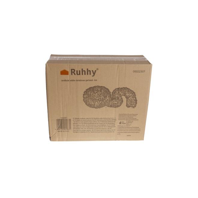 Biela vianočná girlanda - 6 m