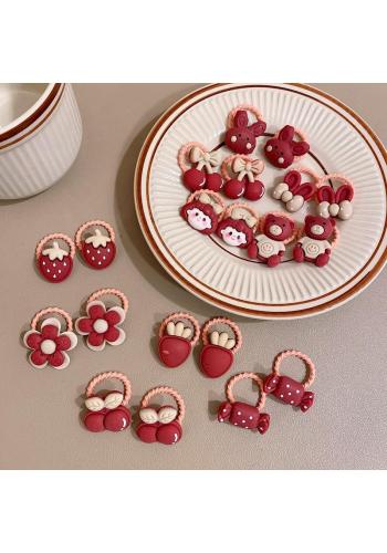 Sada 10 detských gumičiek do vlasov