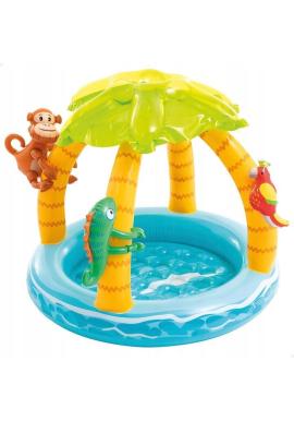 Detský nafukovací bazén - ostrov