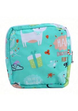 Kapsička na hygienické vložky s farebným vzorom