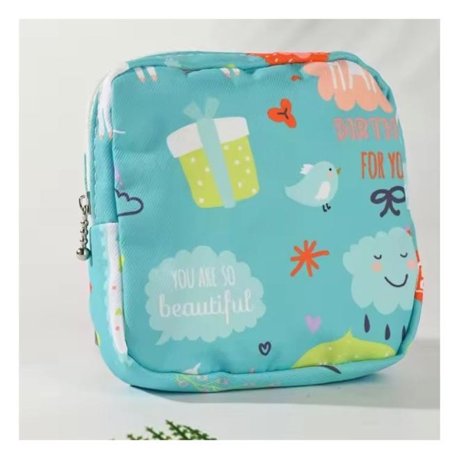 Kapsička na hygienické vložky s farebným vzorom