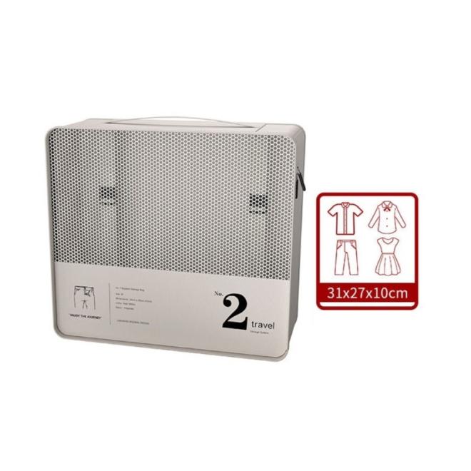 Cestovná sada 7 kozmetických tašiek v čiernej farbe