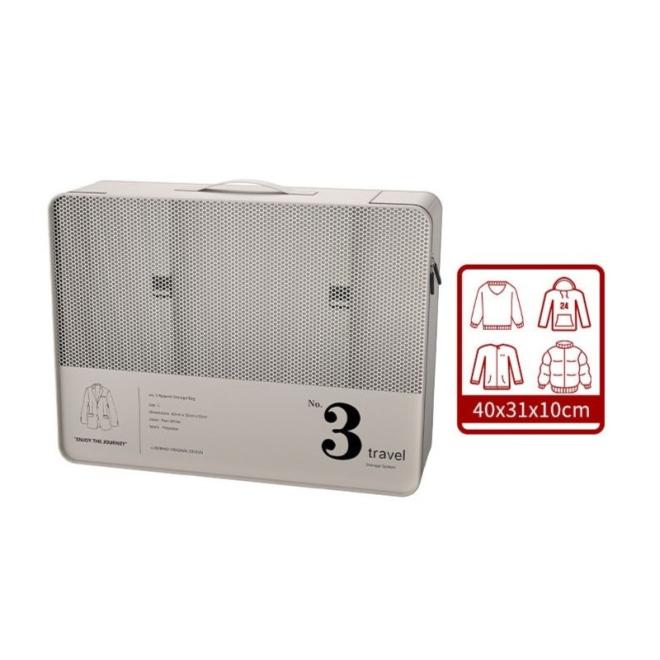 Cestovná sada 7 kozmetických tašiek v čiernej farbe