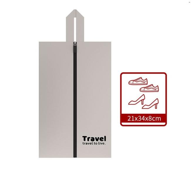 Cestovná sada 7 kozmetických tašiek v čiernej farbe