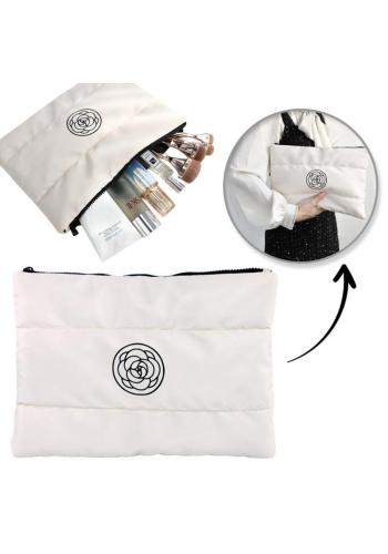 Veľká biela kozmetická taška