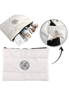 Veľká biela kozmetická taška