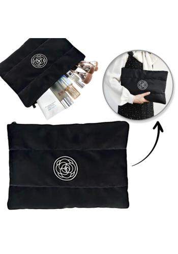 Čierna veľká kozmetická taška