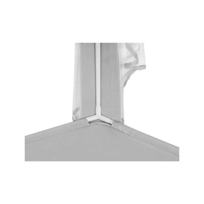 Sivo-ružový detský stan s potlačou hviezd