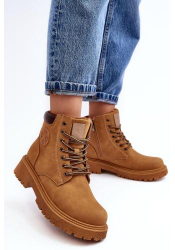 Hnedé oteplené workery pre dámy v akcii