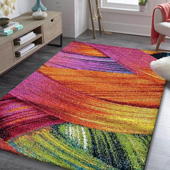 Detský koberec s farebným motívom