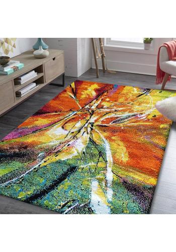 Detský koberec s farebným dizajnom