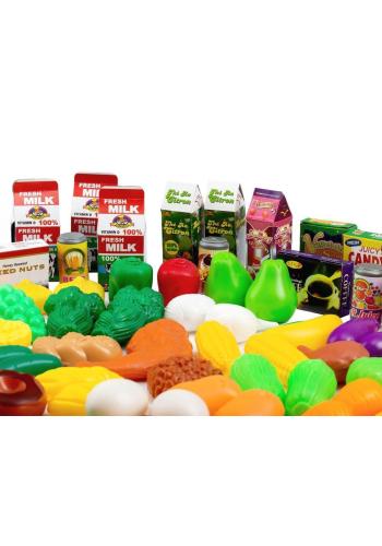 Vybavenie do kuchynky z plastu - 120 kusov