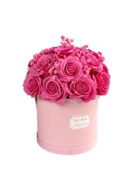Ružový box voňavých mydlových kvetov