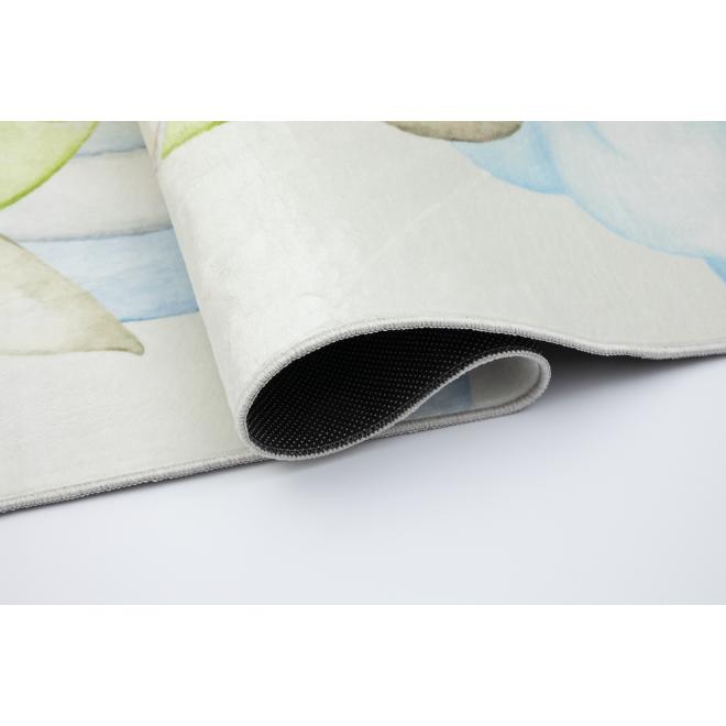 Detský koberec so slonom v balóne