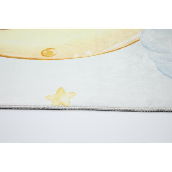 Detský koberec s medveďom na mesiaci