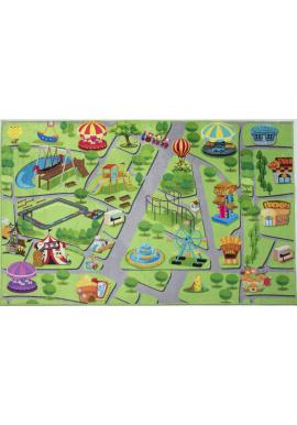Detský koberec s motívom zábavného parku