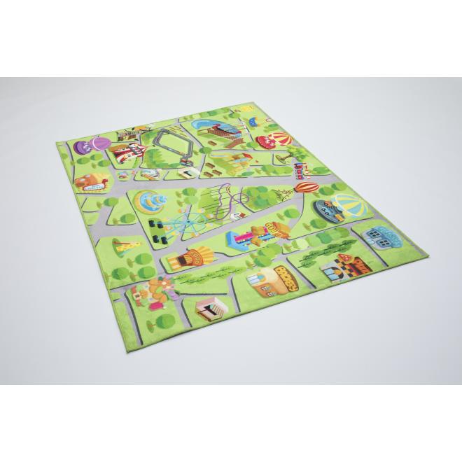 Detský koberec s motívom zábavného parku