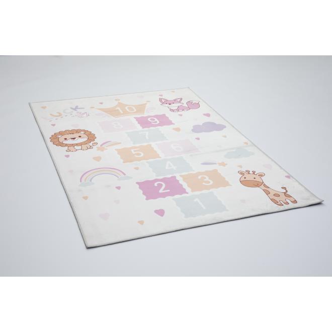 Detský koberec s motívom škôlky