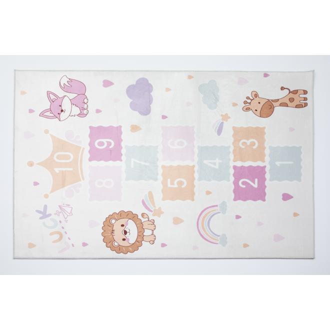 Detský koberec s motívom škôlky