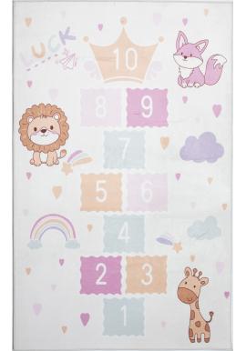 Detský koberec s motívom škôlky