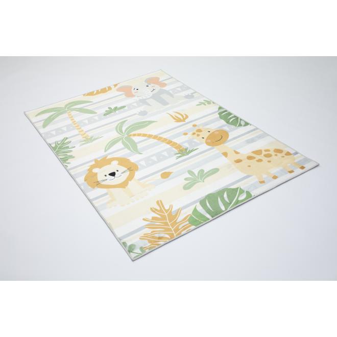 Detský koberec so safari zvieratami