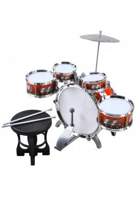 Detské bubny s taburetkou