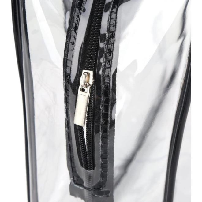 Sada 3 priehľadných kozmetických tašiek