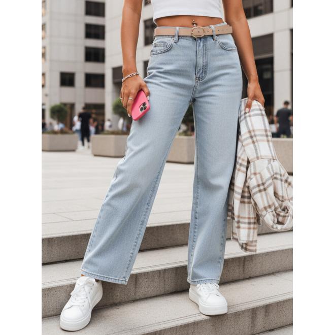 Široké svetlomodré dámske džínsy UY2682