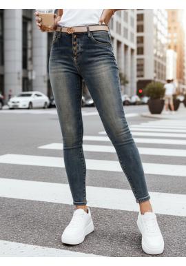Dámske tmavomodré skinny džínsy UY2825