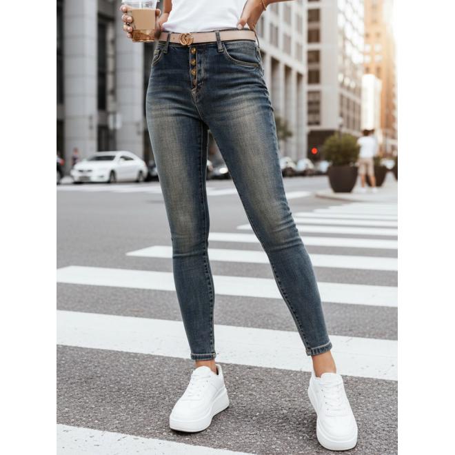 Dámske tmavomodré skinny džínsy UY2825
