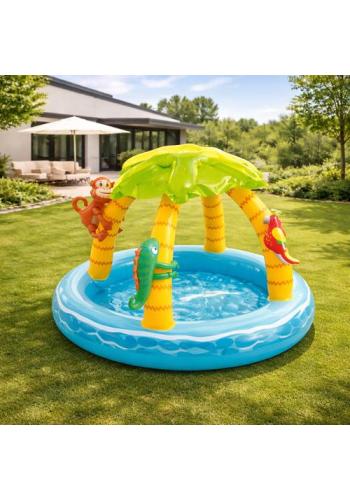 Nafukovací detský bazén Tropical Island so strechou
