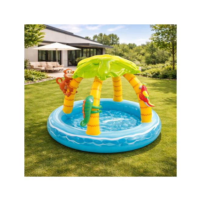 Nafukovací detský bazén Tropical Island so strechou