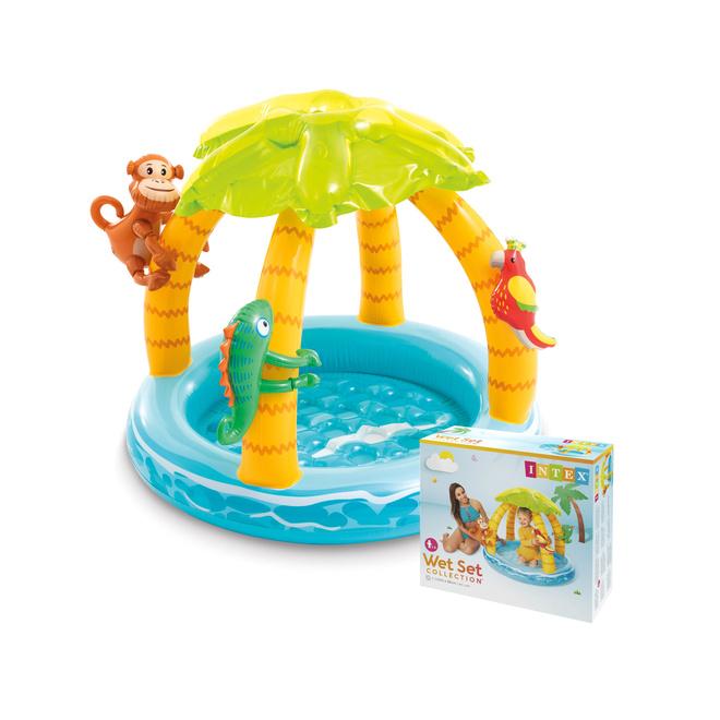 Nafukovací detský bazén Tropical Island so strechou