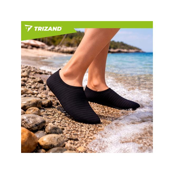 Čierne topánky do vody Trizand - veľkosť 44