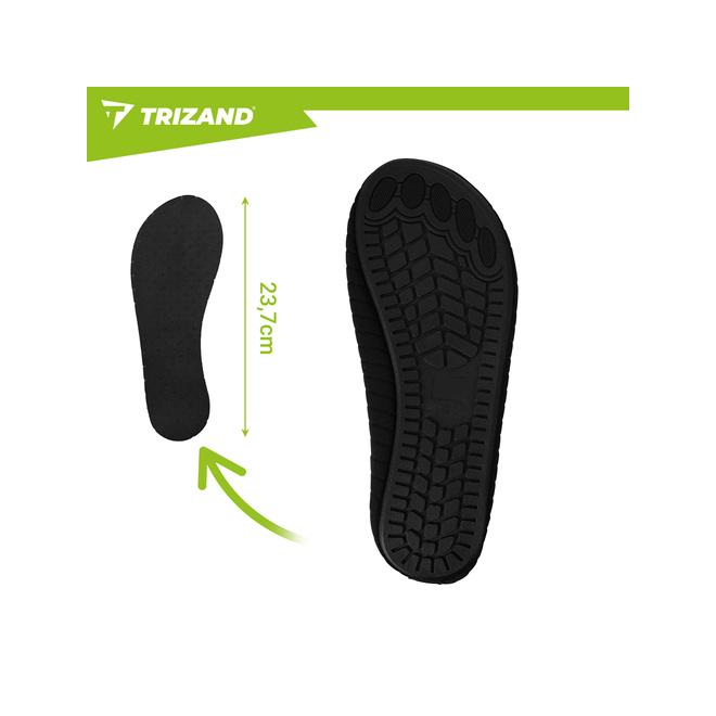 Čierne topánky do vody Trizand - veľkosť 39