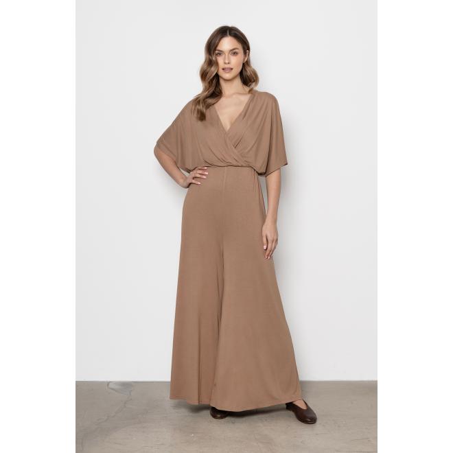 Dámsky ležérny béžový overal