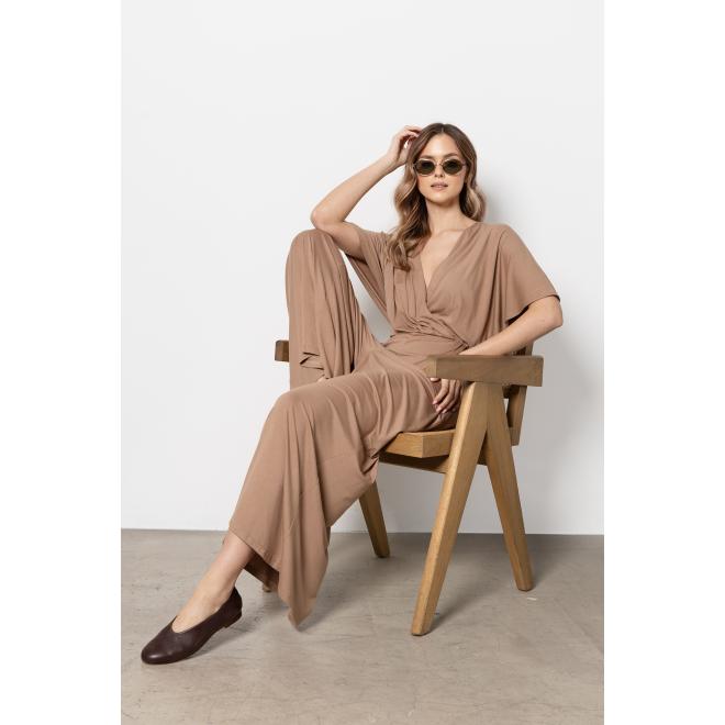 Dámsky ležérny béžový overal