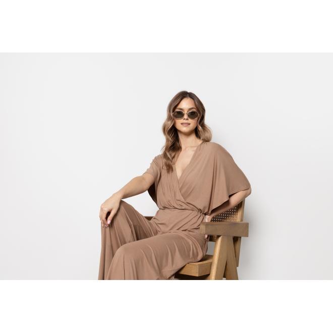 Dámsky ležérny béžový overal